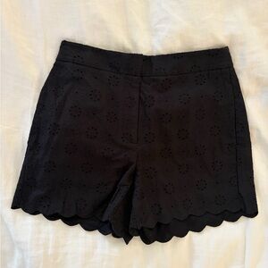 Ann Taylor Black High Waist Shorts
